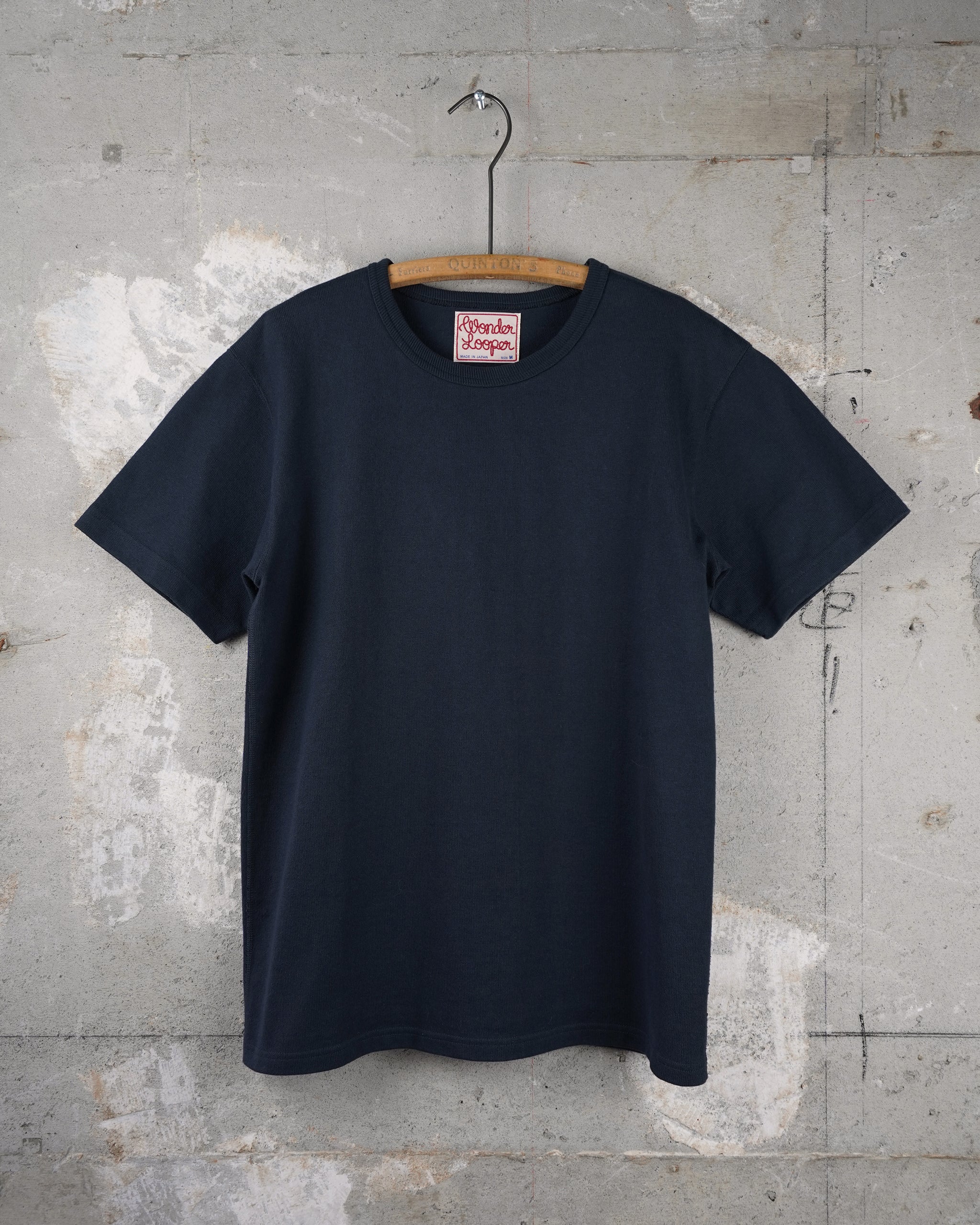 Wonder Looper 409gsm Double Heavyweight T Shirt - Navy - Image 7
