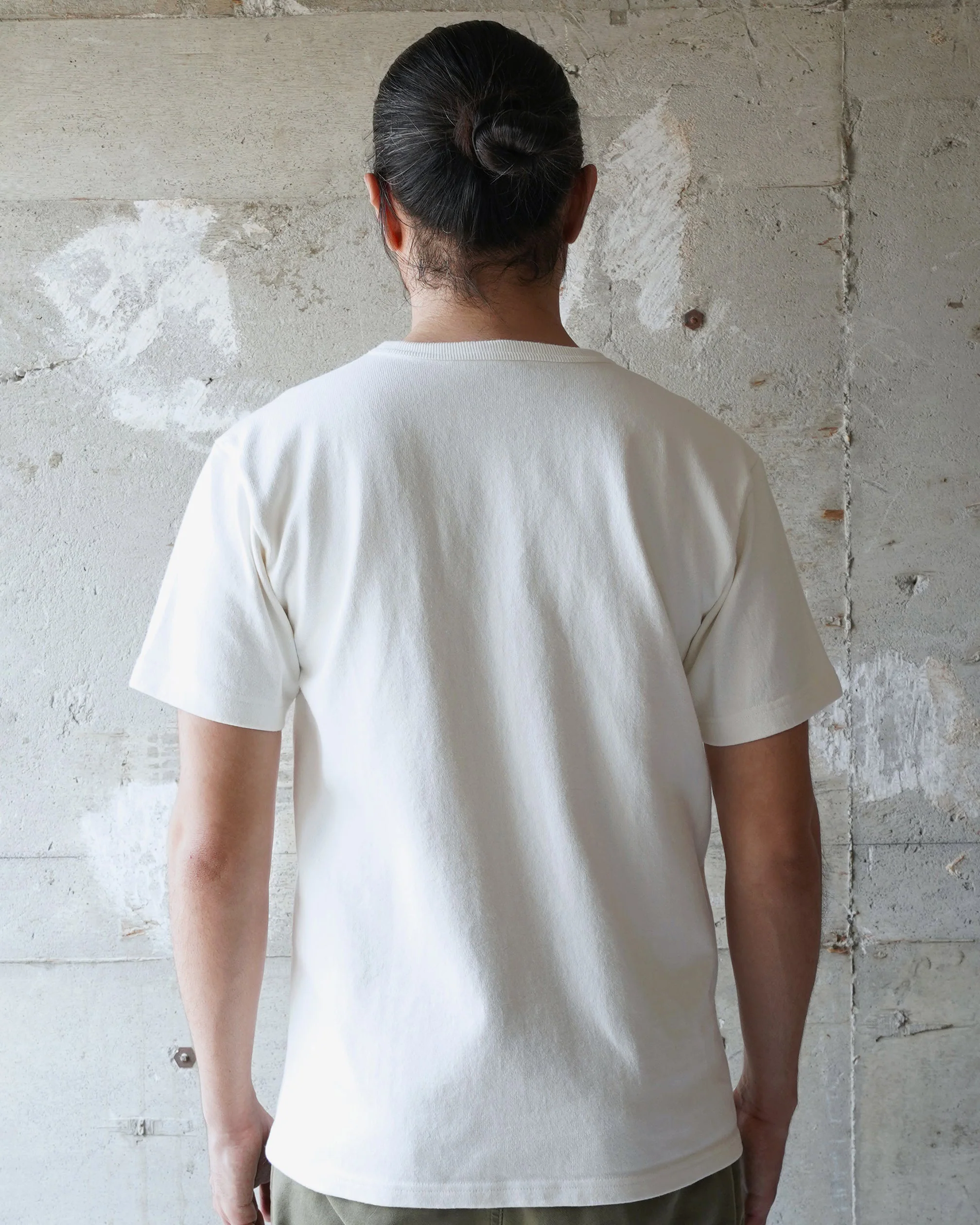 Wonder Looper 409gsm Double Heavyweight T Shirt - White - Image 4