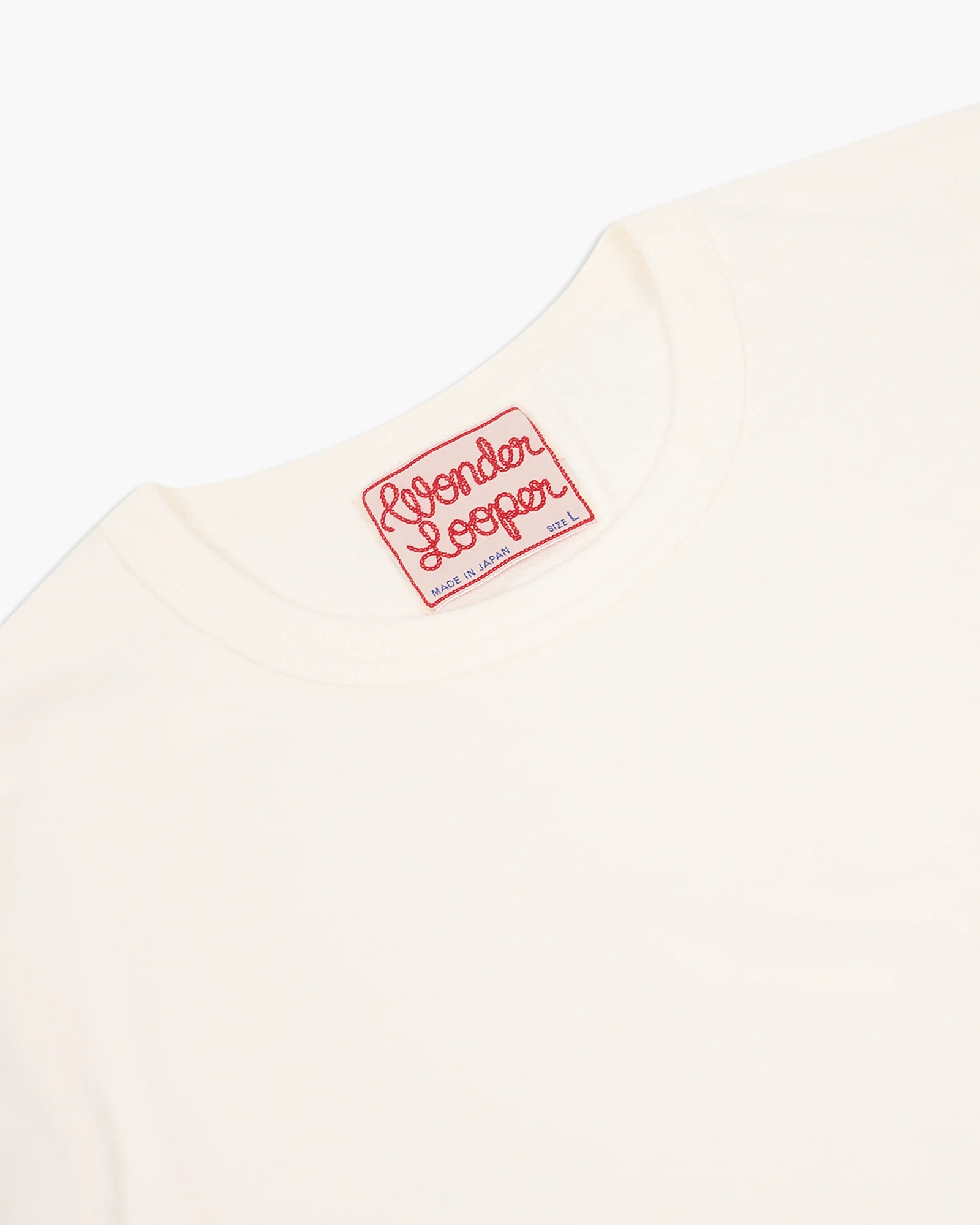 Wonder Looper 409gsm Double Heavyweight T Shirt - White - Image 9