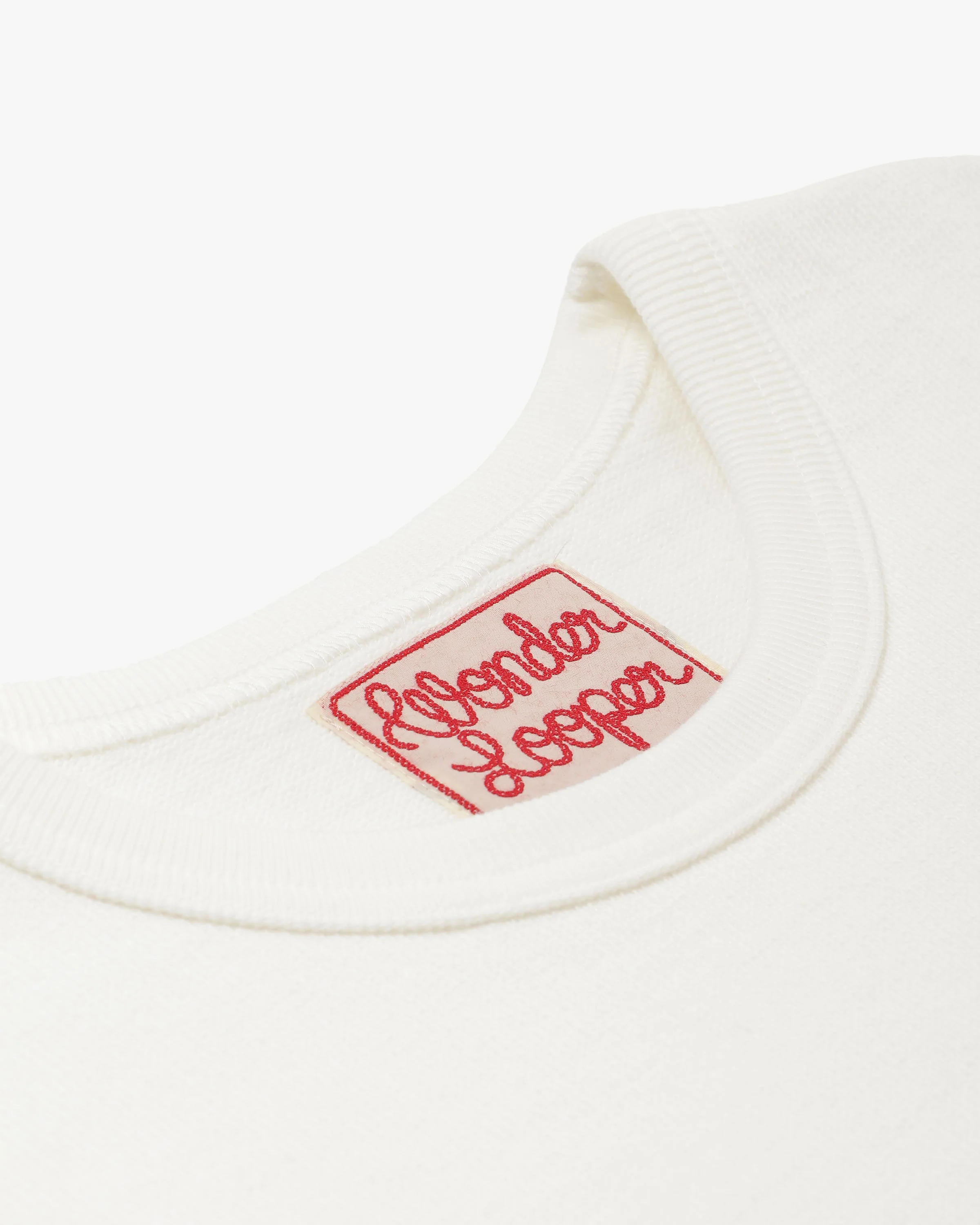 Wonder Looper 593gsm Triple Heavyweight Tsurami T Shirt - White - Image 2