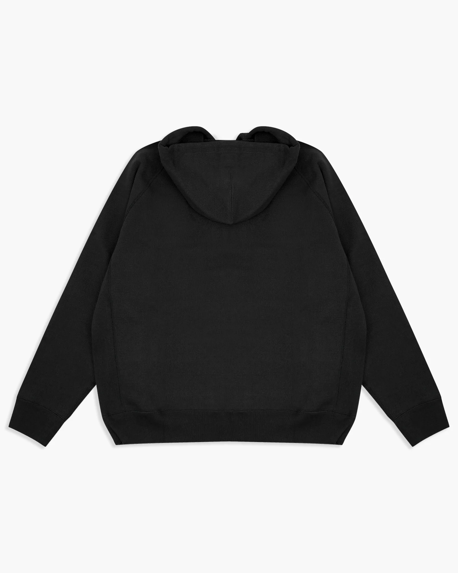 Wonder Looper 876gsm Double Heavyweight French Terry Zip Hoodie - Sumi Black - Image 12