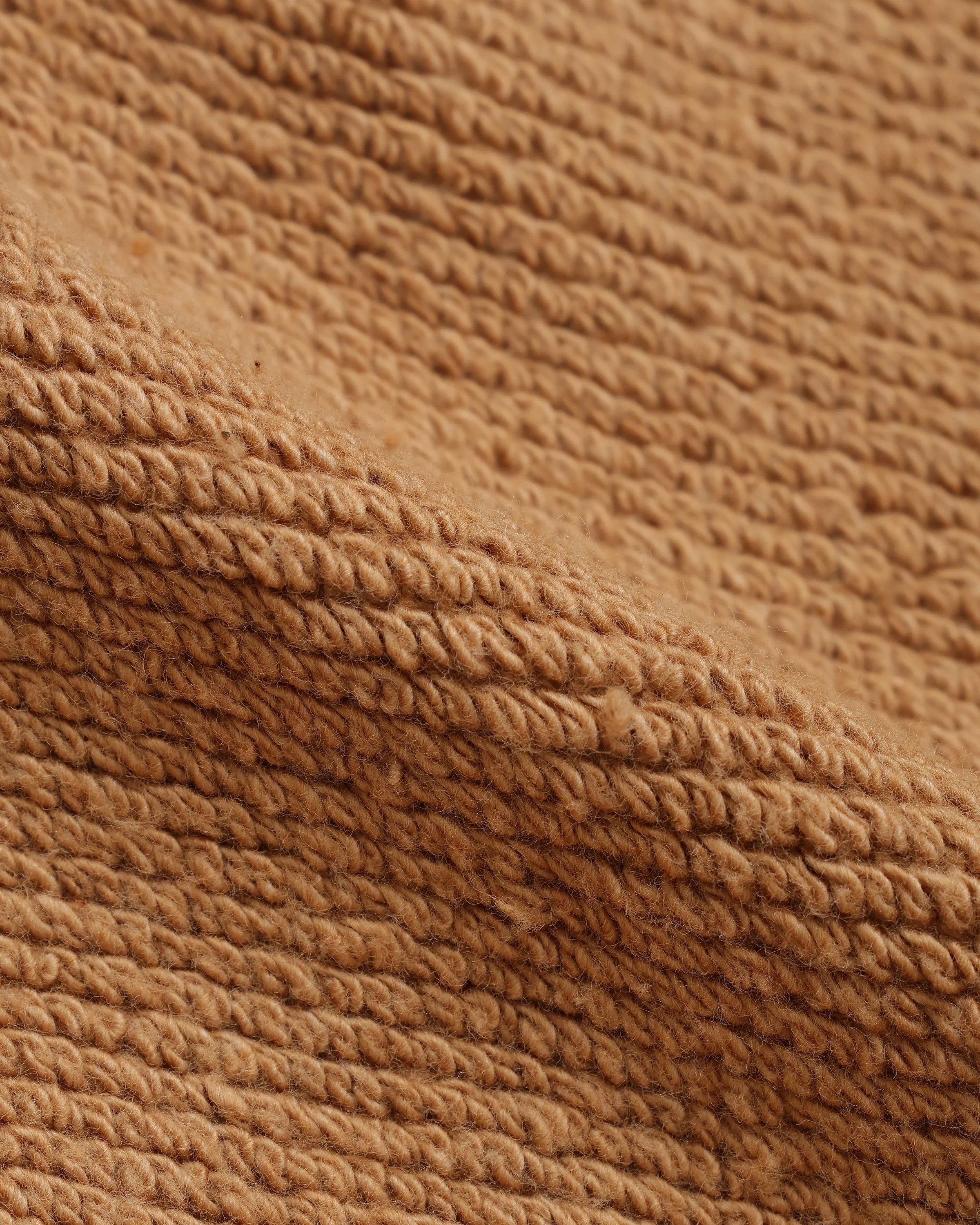 Wonder Looper 825gsm Double Heavyweight French Terry Foxfibre® Pullover Hoodie - Coyote 80 - Image 8