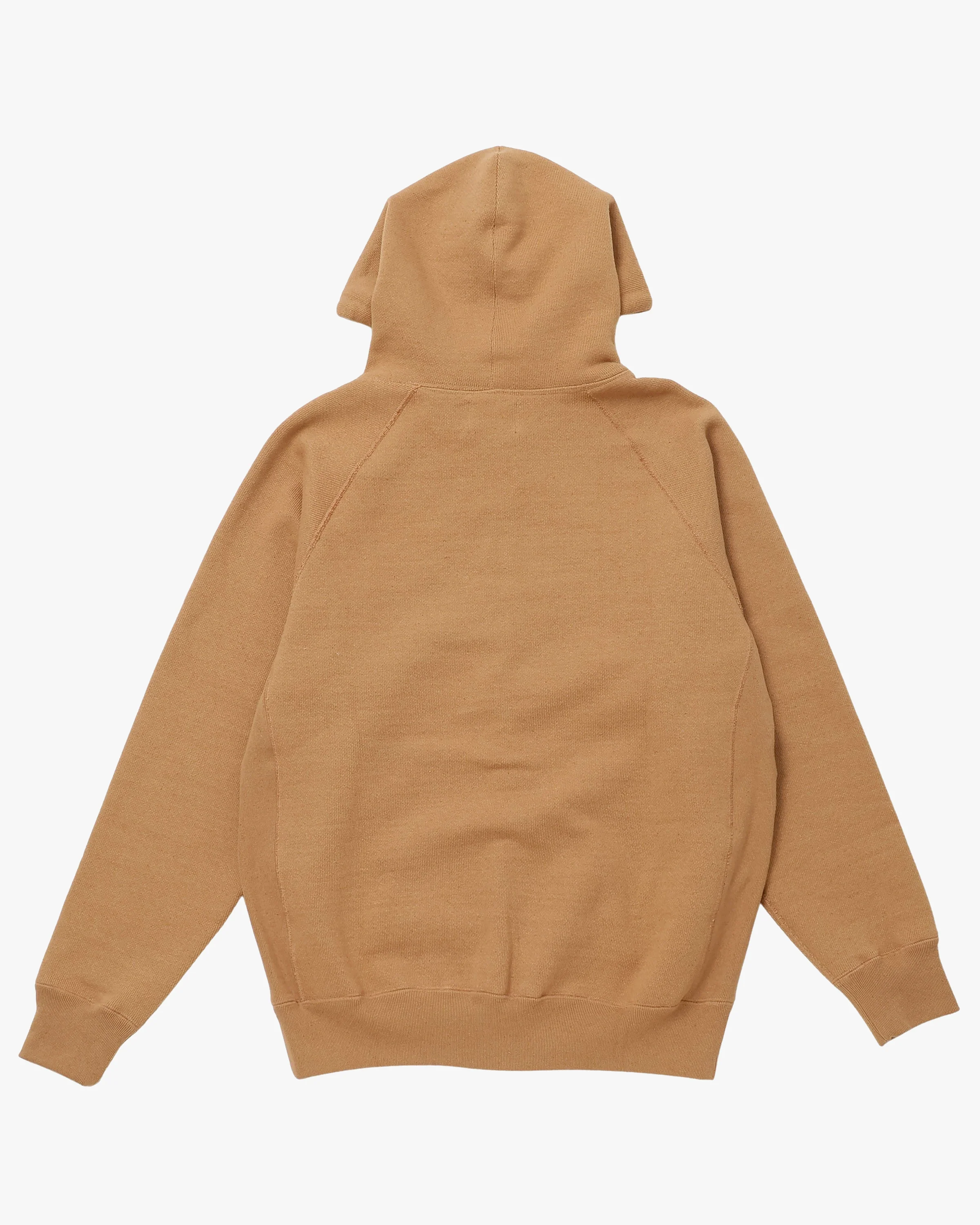 Wonder Looper 825gsm Double Heavyweight French Terry Foxfibre® Zip Hoodie - Coyote 80 - Image 8