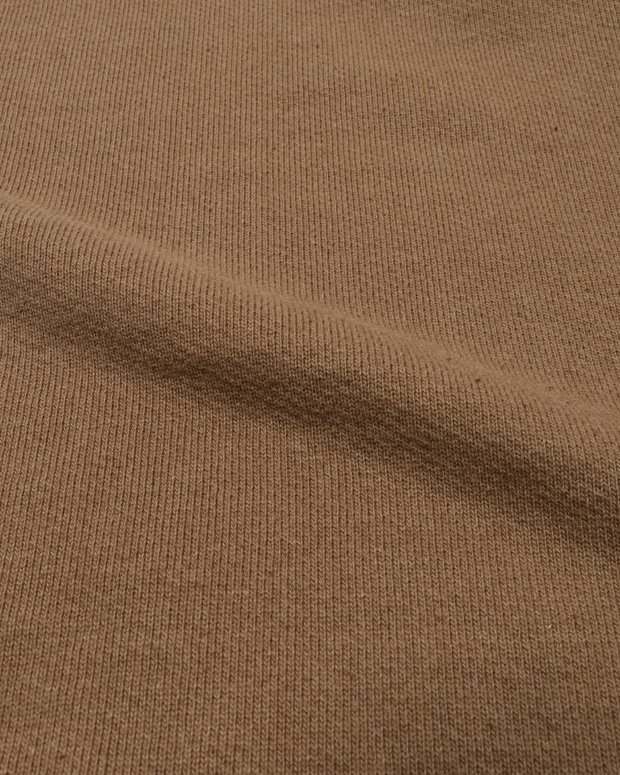 Wonder Looper 825gsm Double Heavyweight French Terry Iron Mordant Foxfibre® Zip Hoodie - Coyote 80 - Image 6