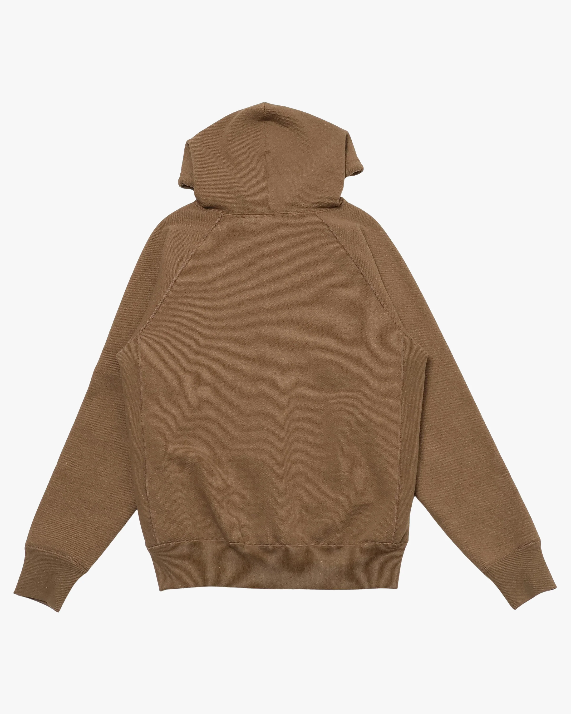 Wonder Looper 825gsm Double Heavyweight French Terry Iron Mordant Foxfibre® Zip Hoodie - Coyote 80 - Image 8