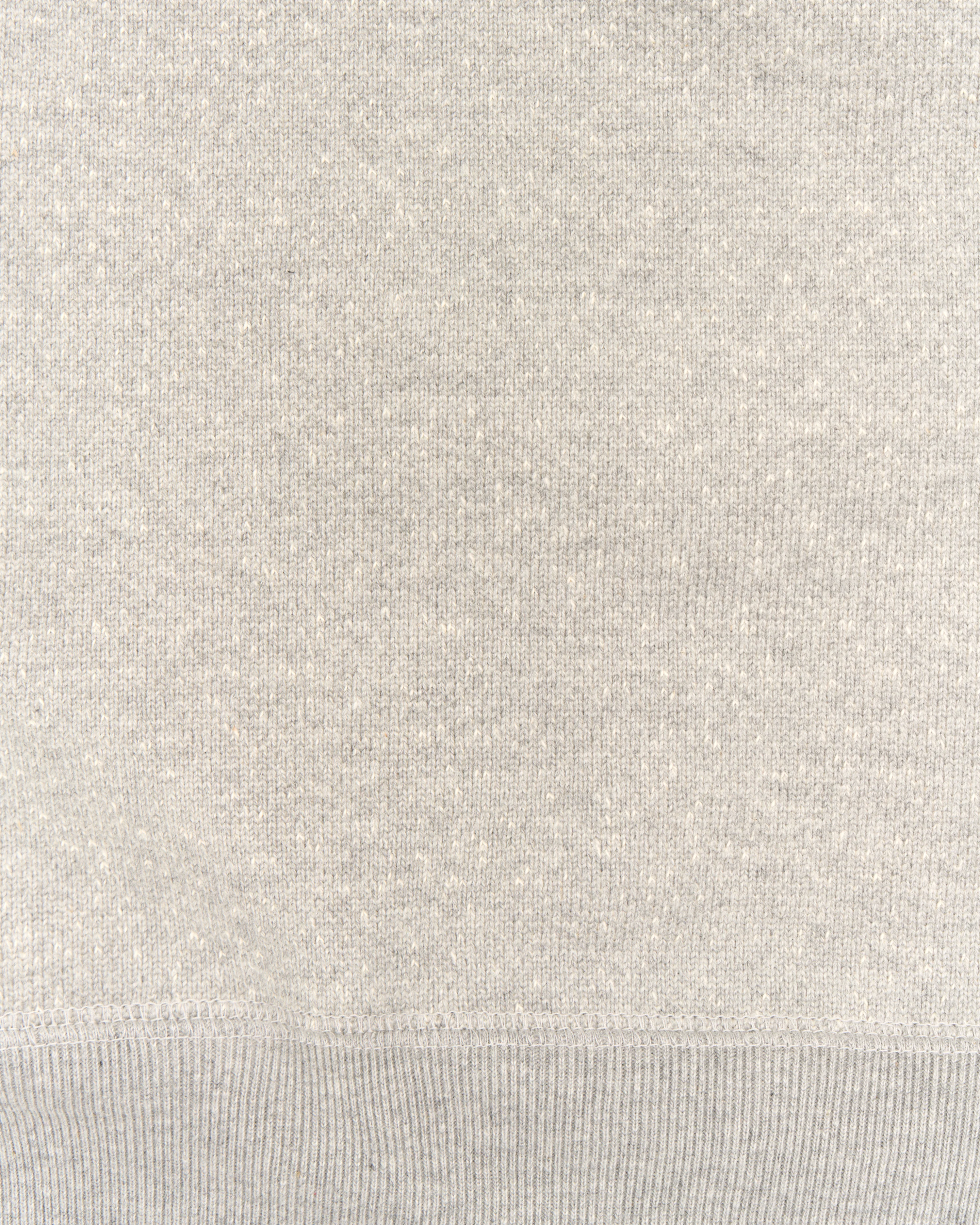 Wonder Looper 876gsm Double Heavyweight French Terry Pullover Crew Neck - Heather Grey - Image 12