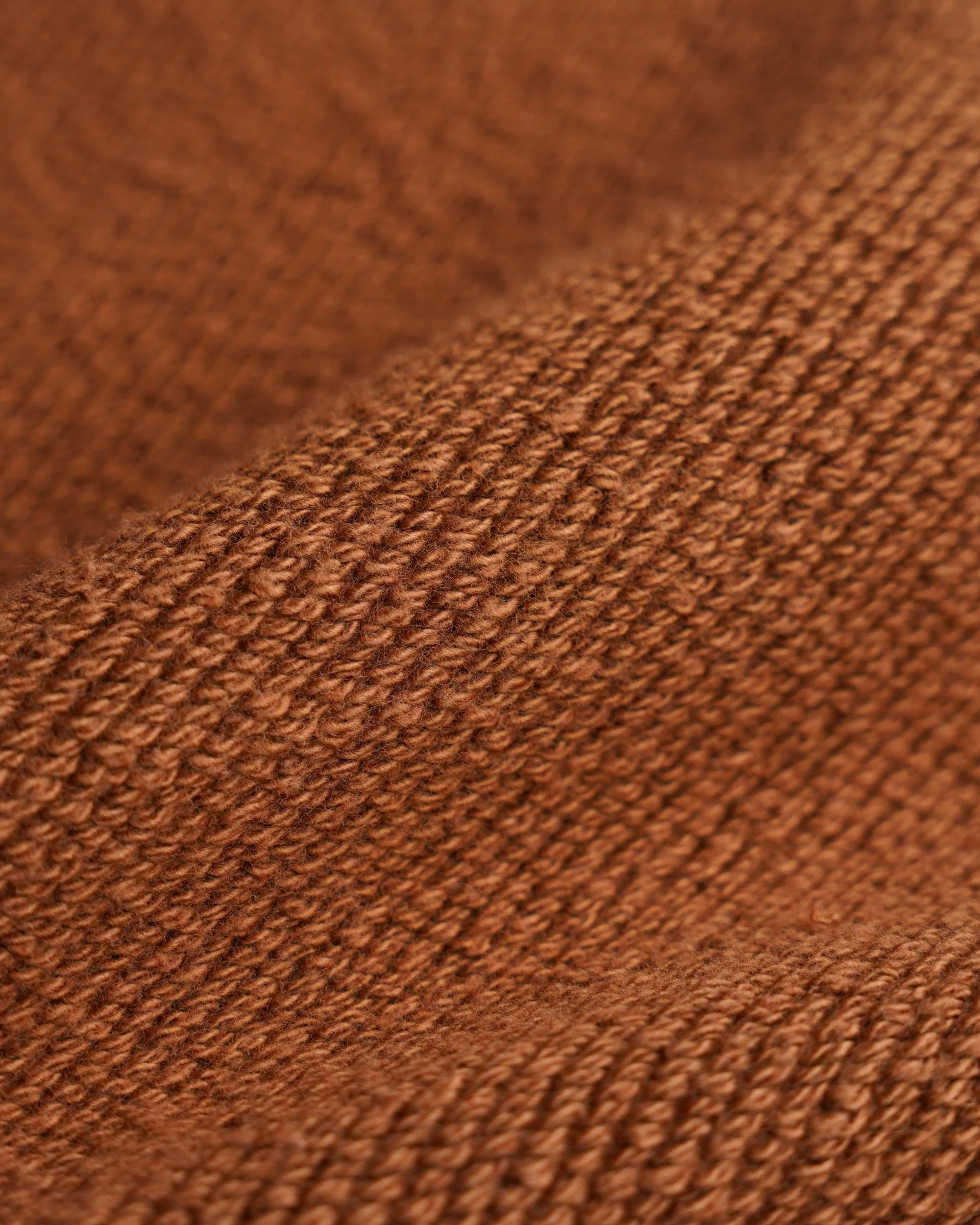 Wonder Looper 876gsm Double Heavyweight French Terry Pullover Crew Neck - Rust - Image 3