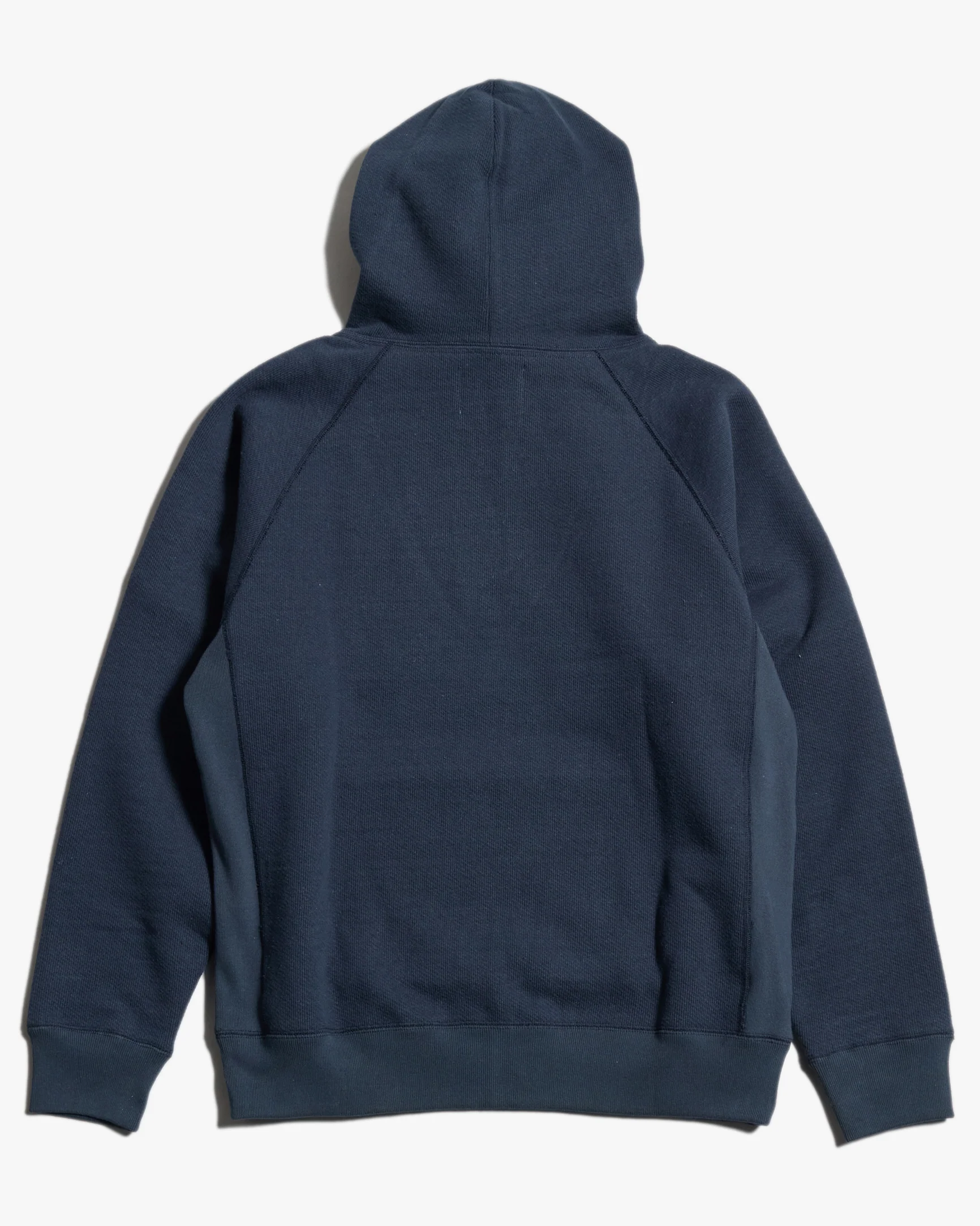 Wonder Looper 876gsm Double Heavyweight French Terry Pullover Hoodie - Navy - Image 9