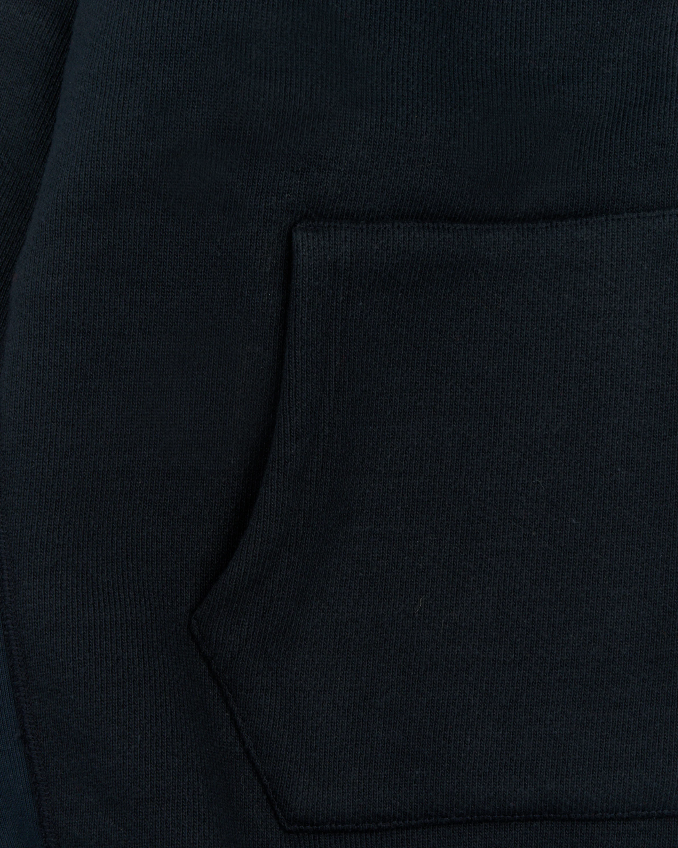 Wonder Looper 876gsm Double Heavyweight French Terry Zip Hoodie - Navy - Image 14