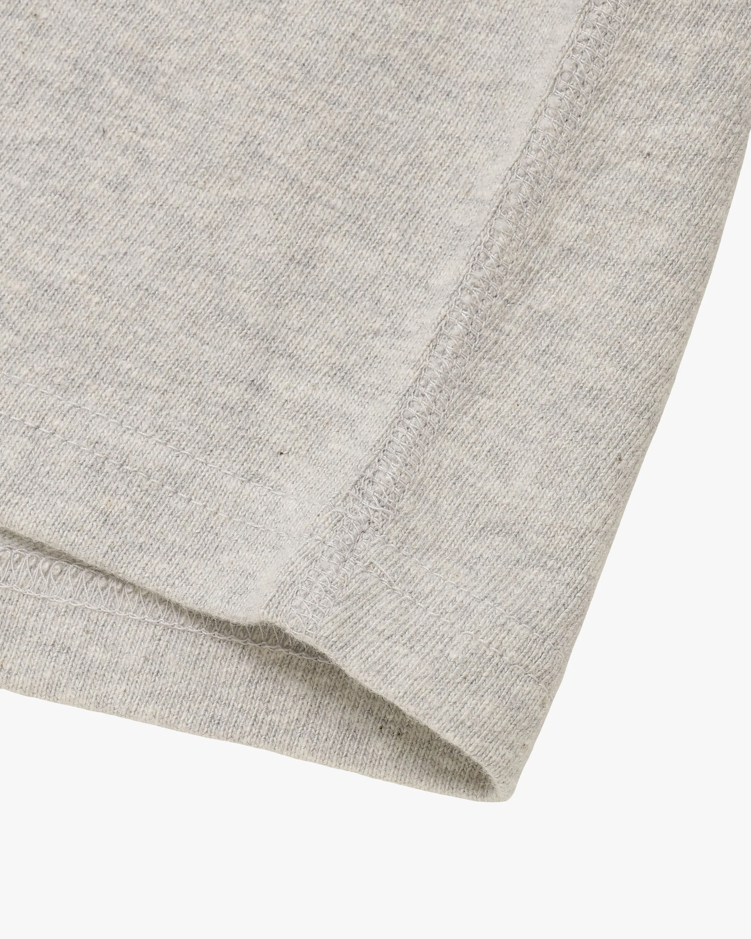 Wonder Looper ELS Recycled Cotton Slub T Shirt - Heather Grey - Image 4