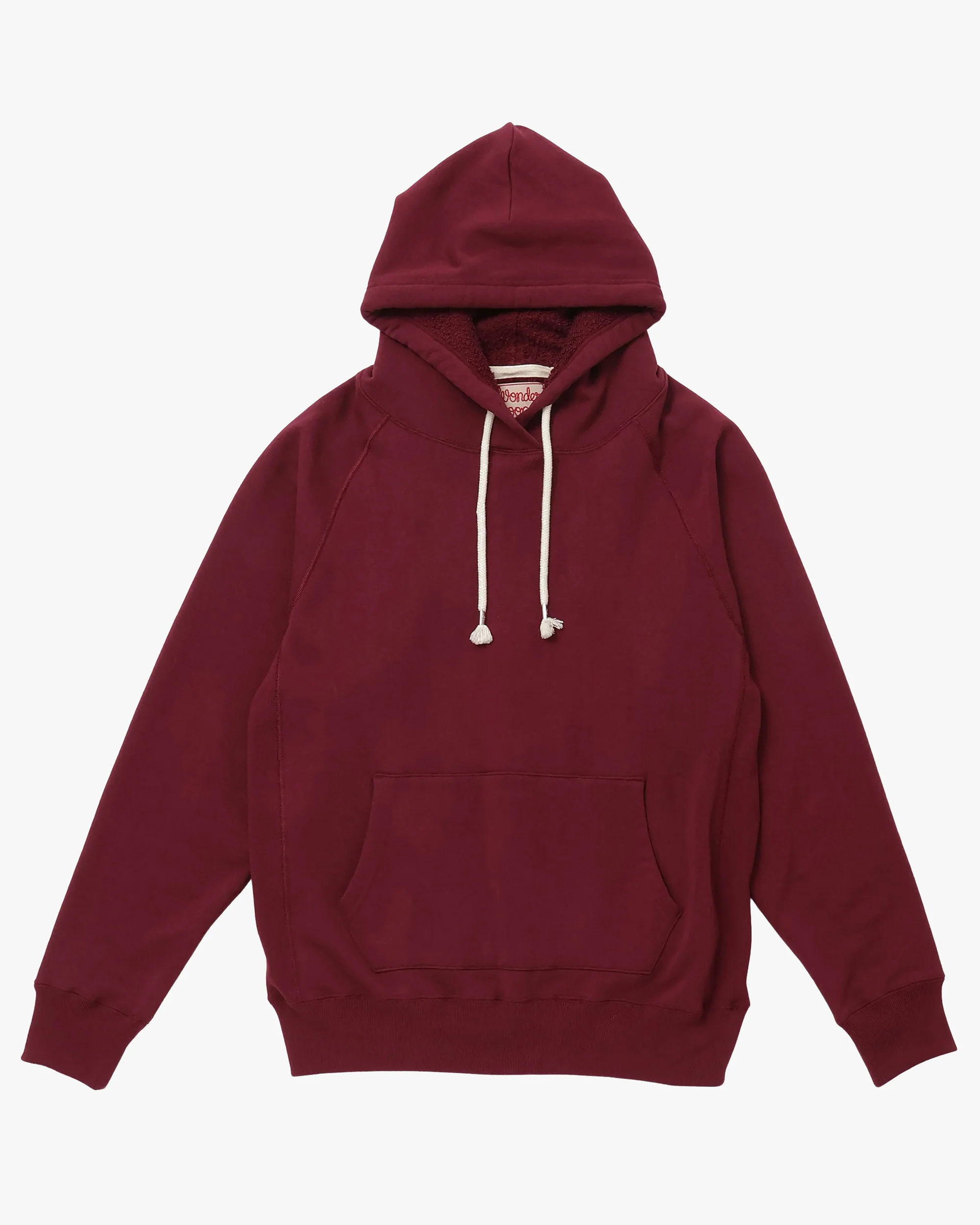 Wonder Looper Super Looper French Terry Pullover Hoodie - Burgundy