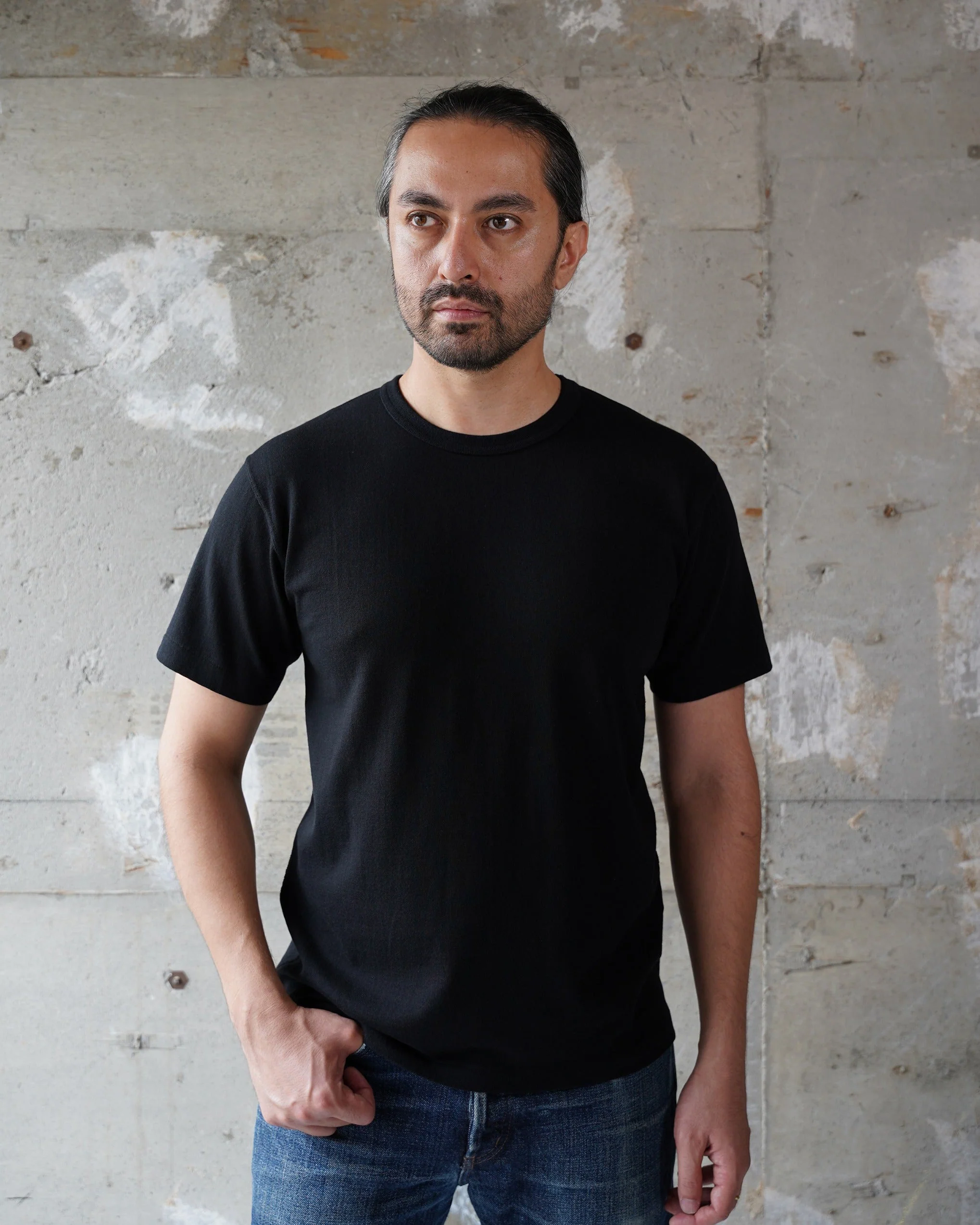 Wonder Looper Ultimate Pima Tsuriami Tee - Black - Image 3