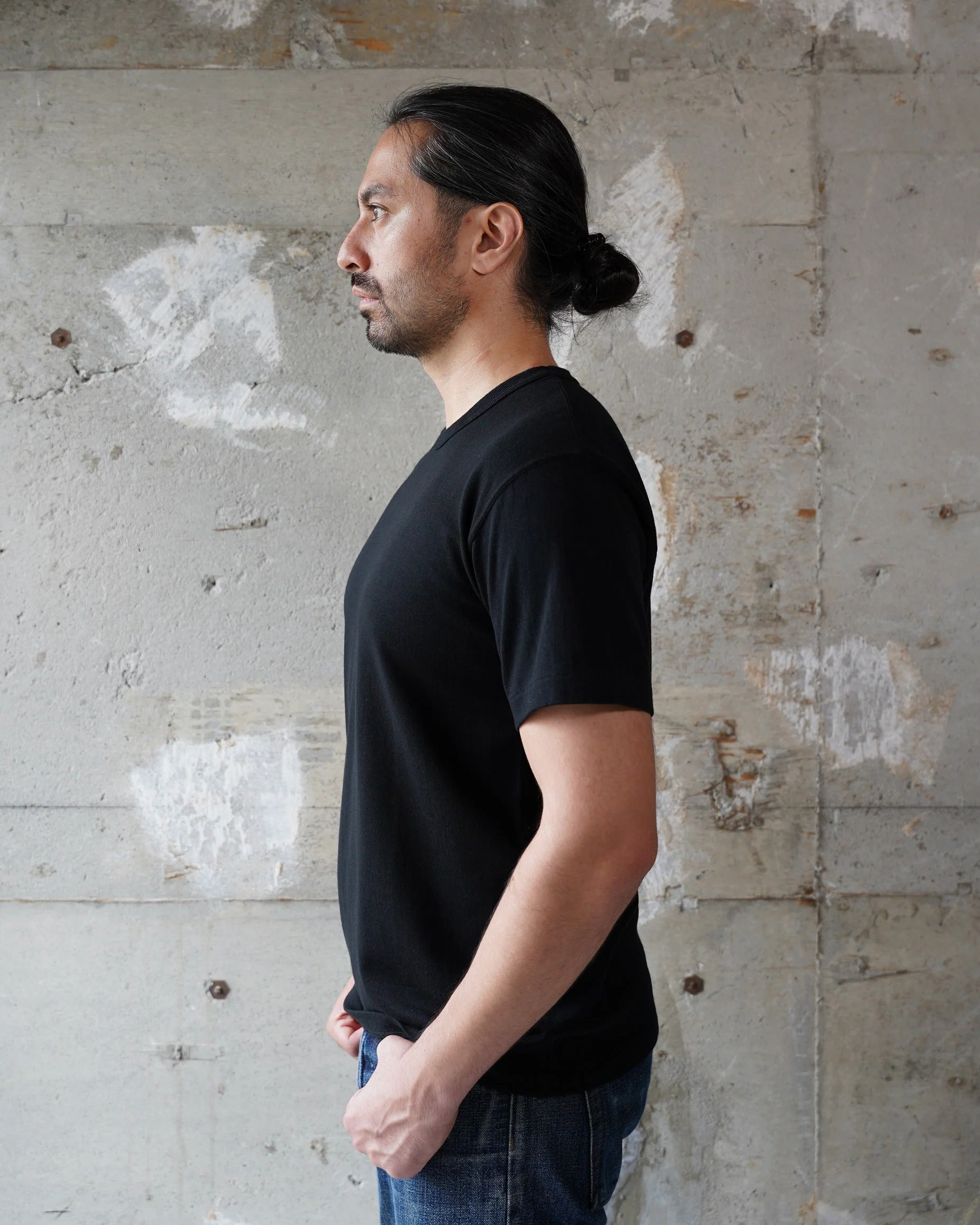 Wonder Looper Ultimate Pima Tsuriami Tee - Black - Image 4