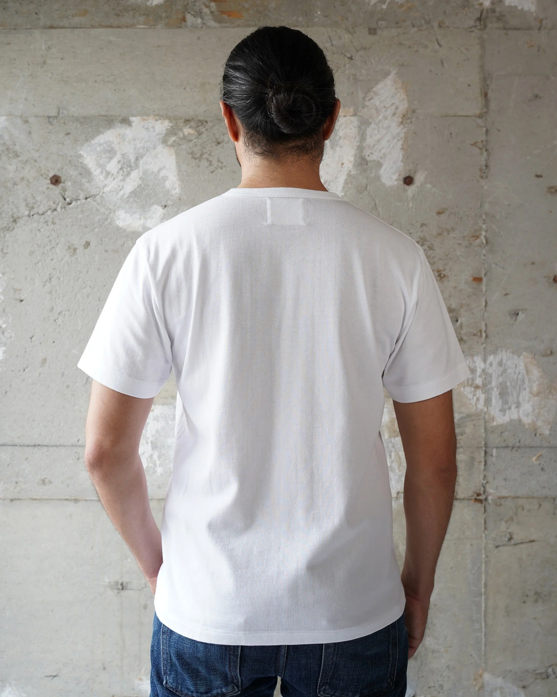Wonder Looper Ultimate Pima Tsuriami Tee - White - Image 3