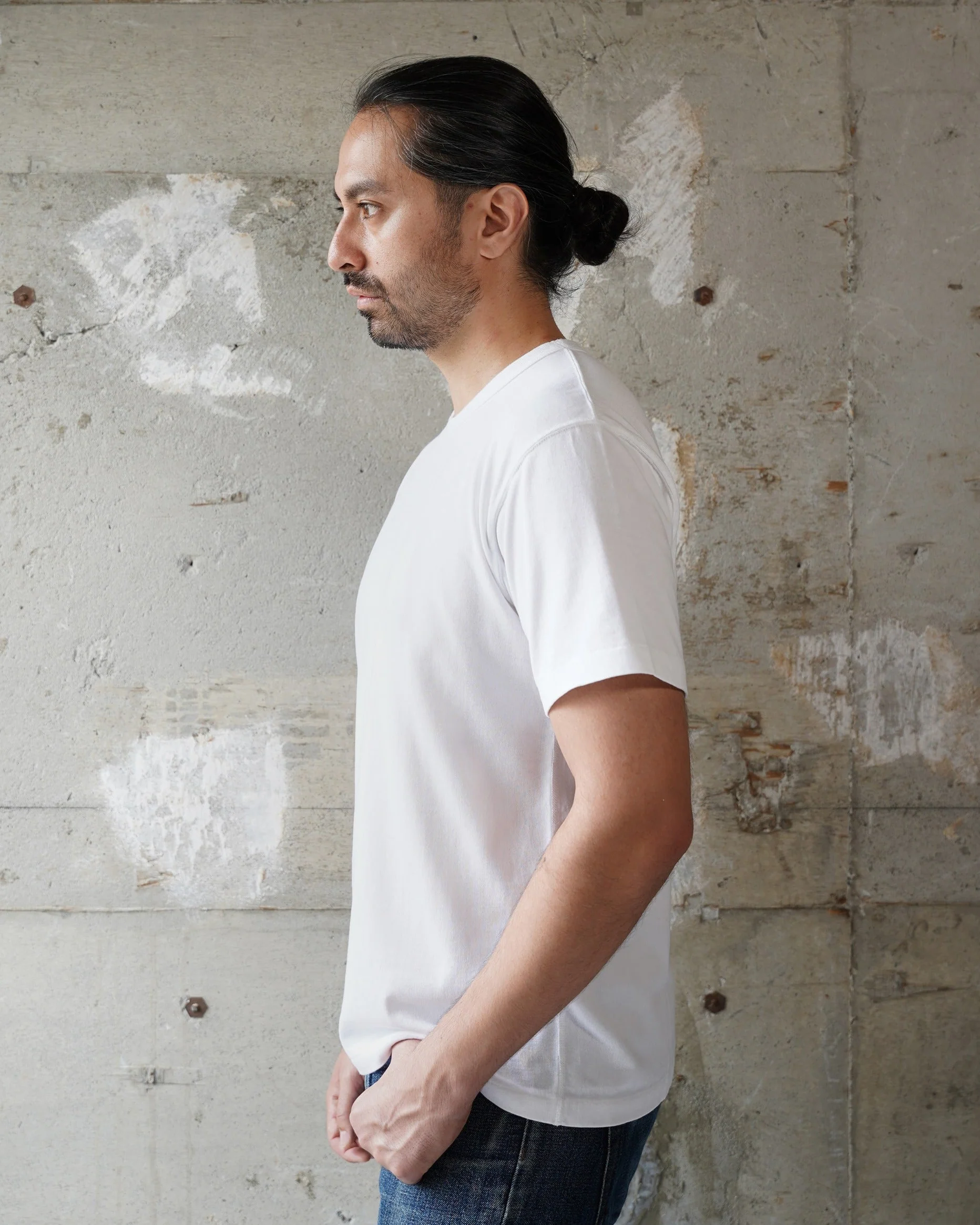 Wonder Looper Ultimate Pima Tsuriami Tee - White - Image 4