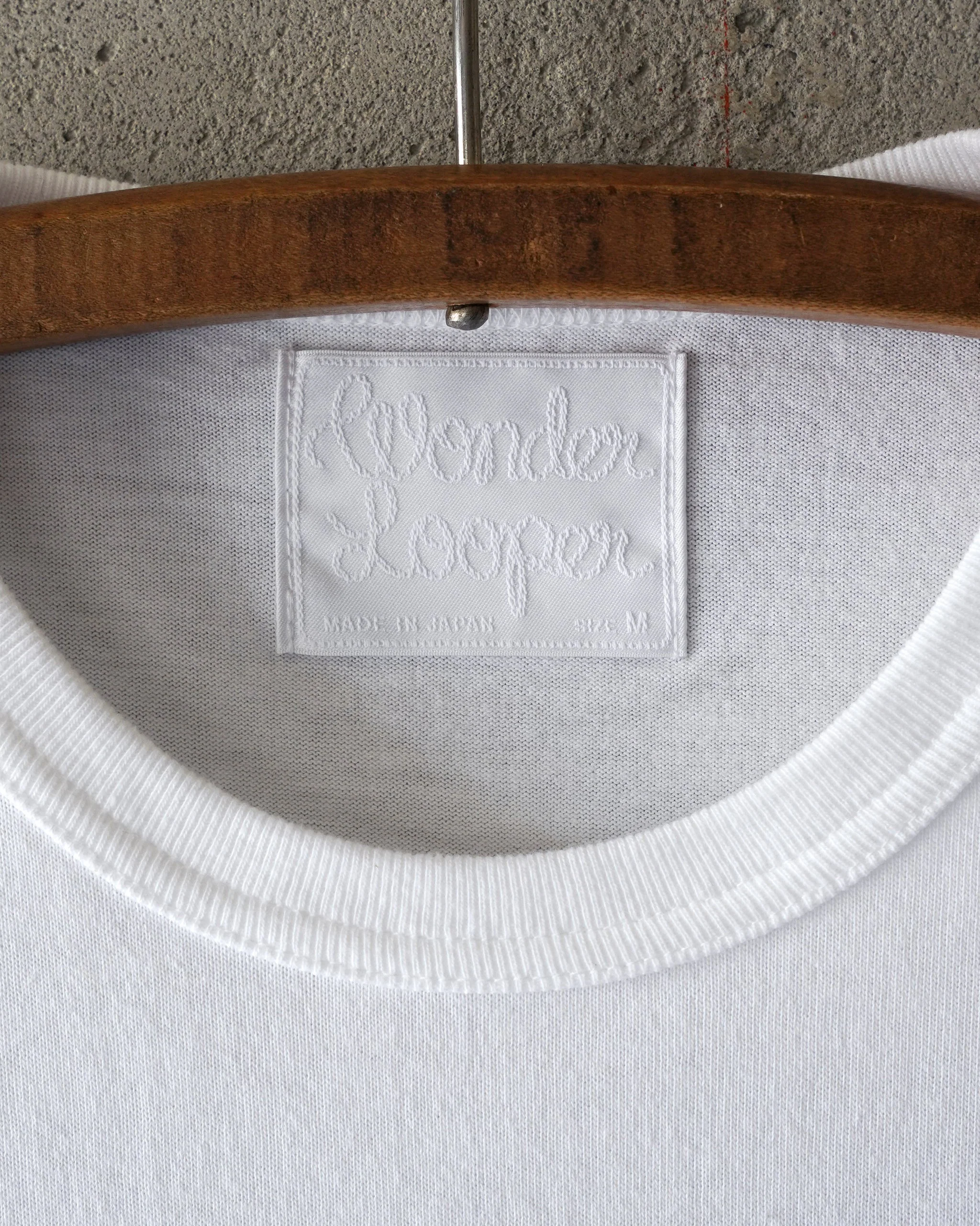 Wonder Looper Ultimate Pima Tsuriami Tee - White - Image 6