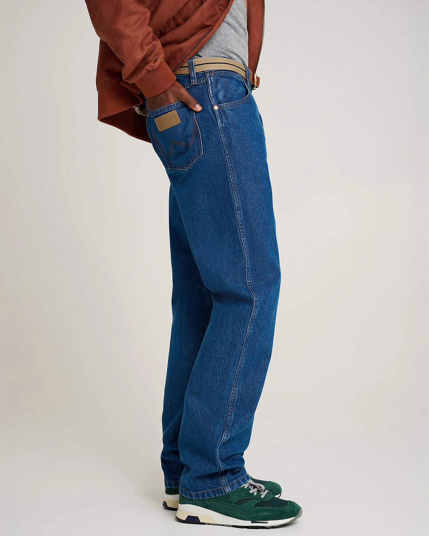Wrangler® x Stranger Things™ 13MWZ Original Cowboy Cut Mens Jeans - Wrangler Blue - Image 4
