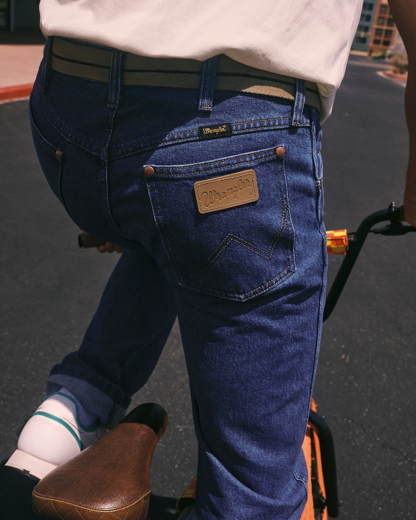 Wrangler® x Stranger Things™ 13MWZ Original Cowboy Cut Mens Jeans - Wrangler Blue - Image 6
