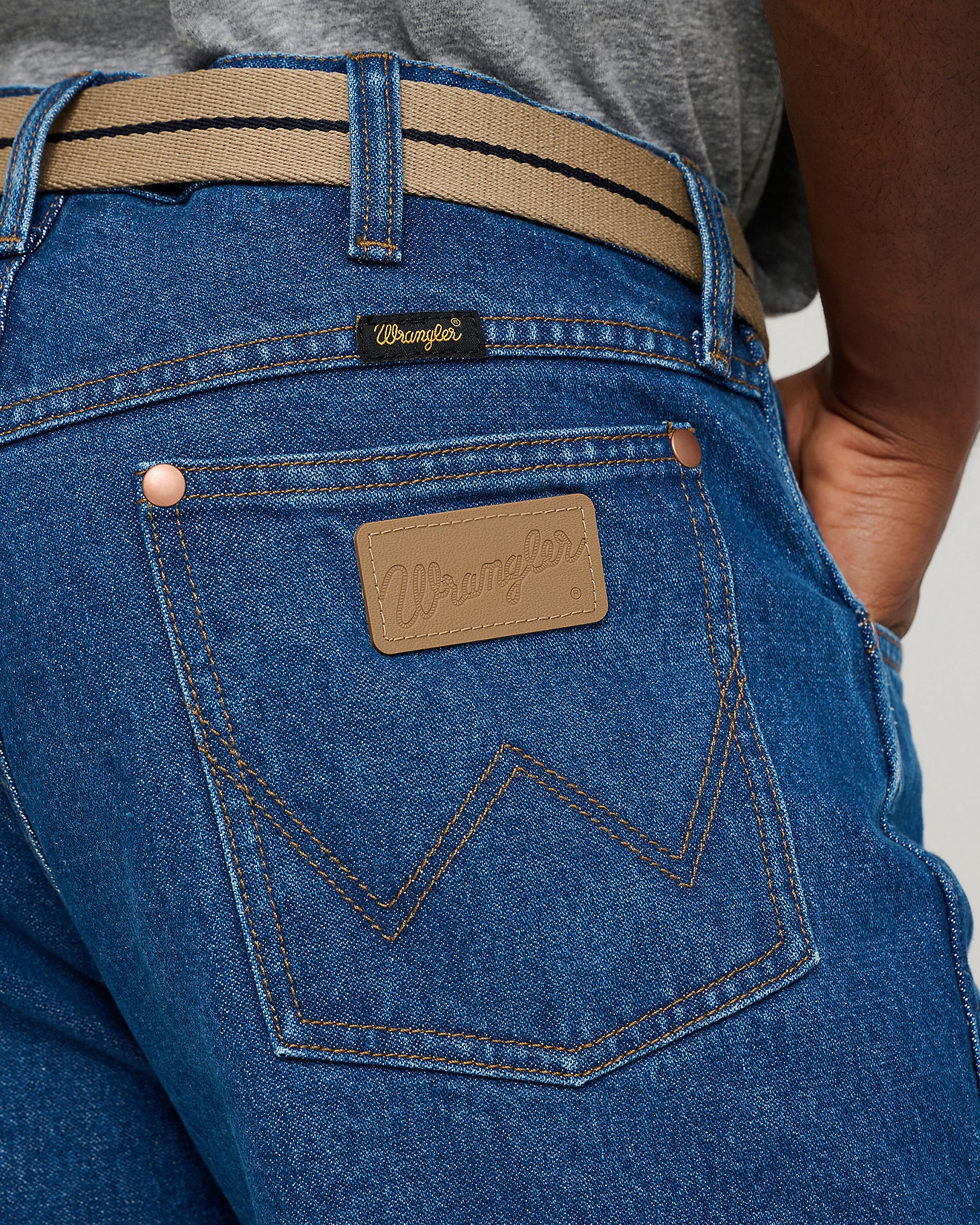 Wrangler® x Stranger Things™ 13MWZ Original Cowboy Cut Mens Jeans - Wrangler Blue - Image 7