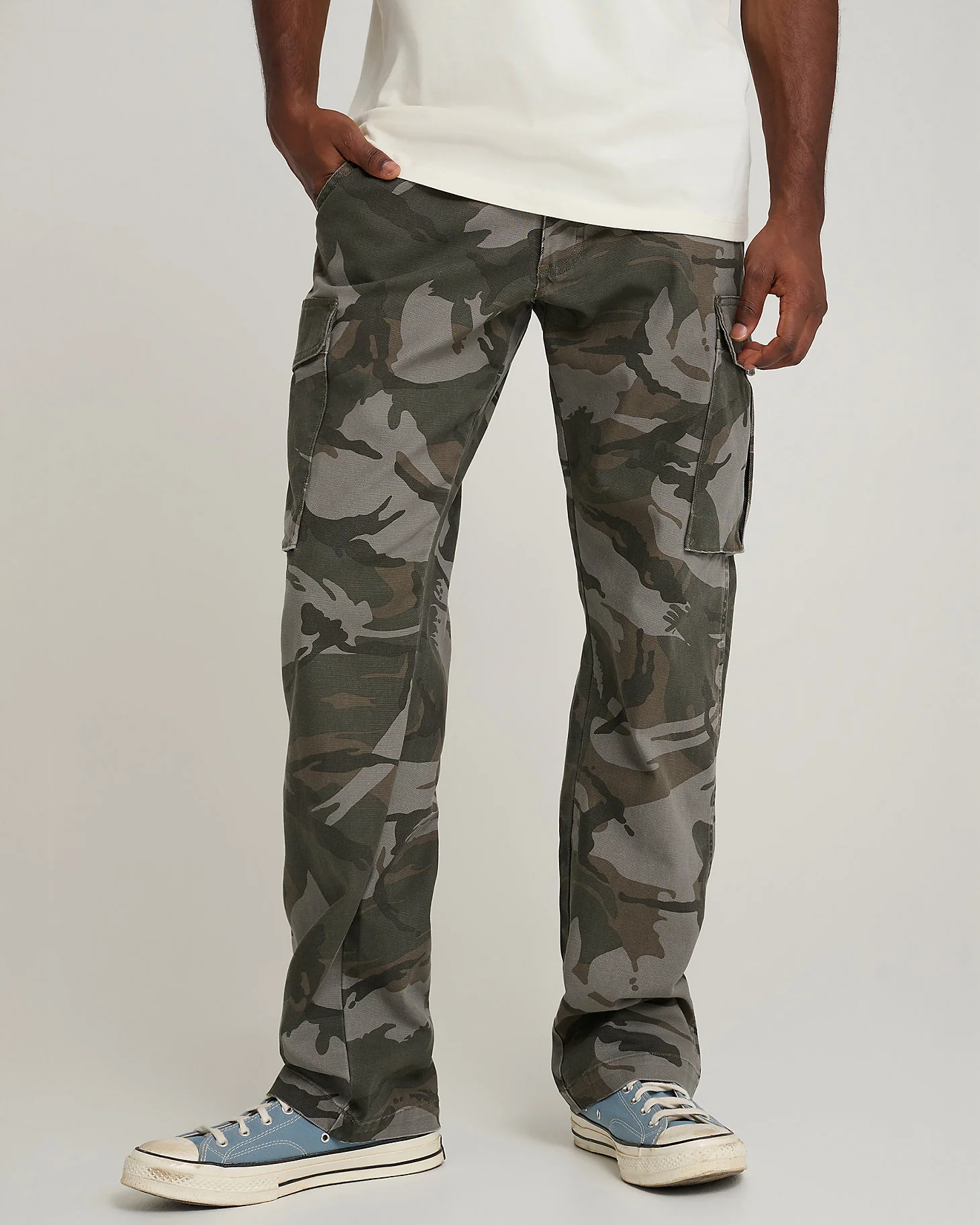 Wrangler® x Stranger Things™ Mike Lucas Pant - Camo - Image 2
