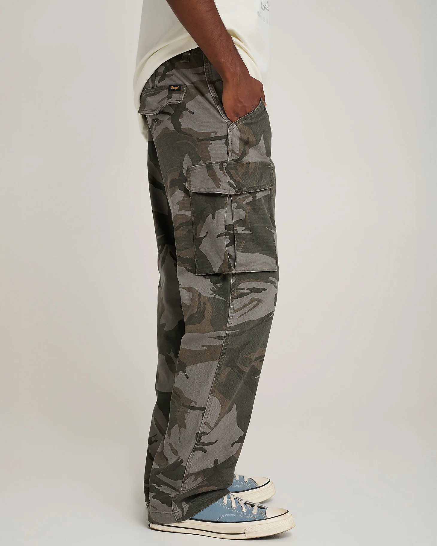 Wrangler® x Stranger Things™ Mike Lucas Pant - Camo - Image 3