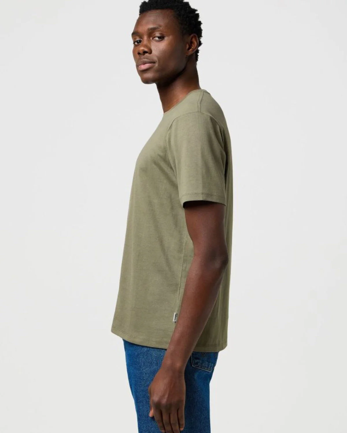 Wrangler 3-Pack Tees - White / Olive / Navy - Image 2