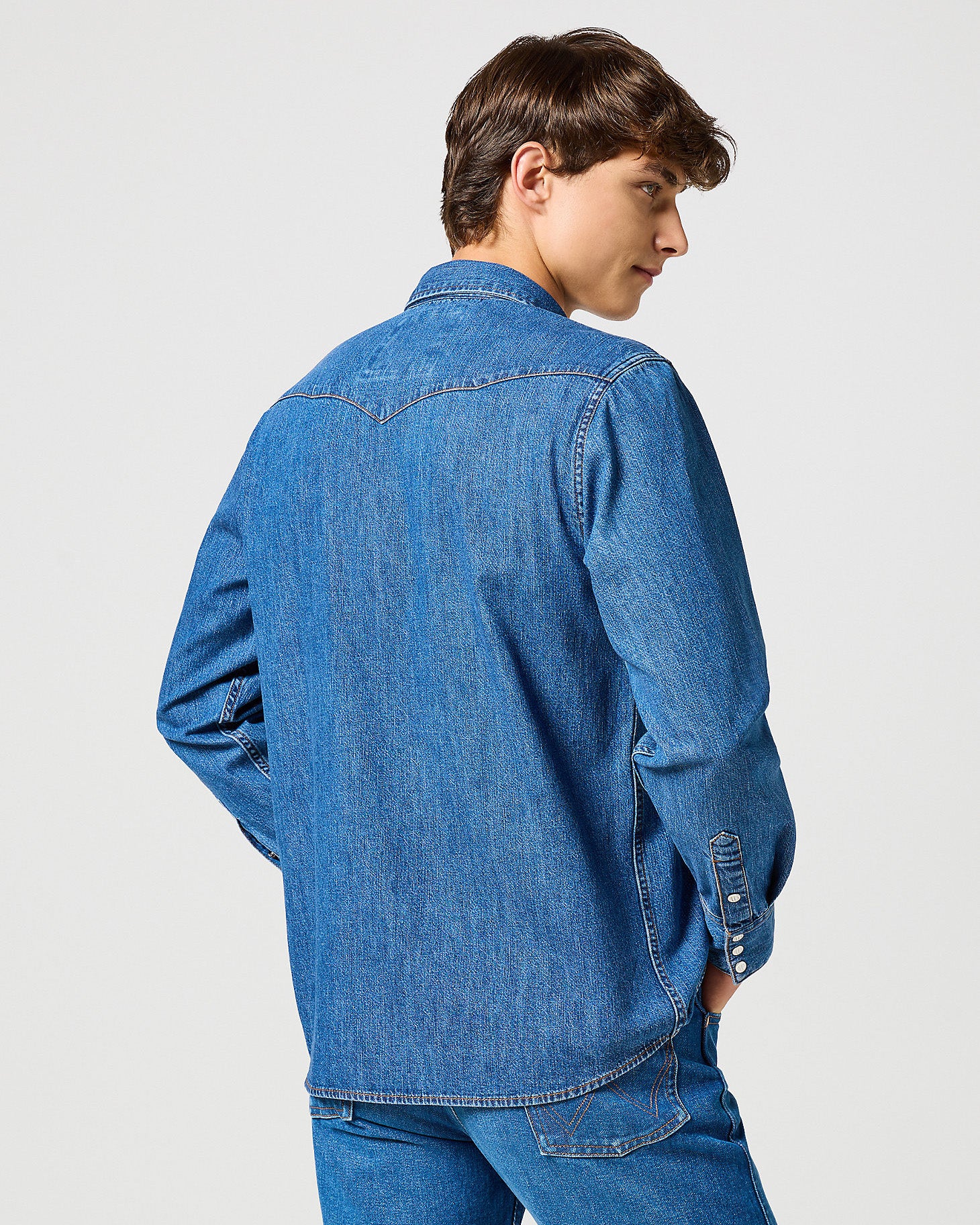 Wrangler Blue Bell 2-Pocket Denim Shirt - 2 Years - Image 3