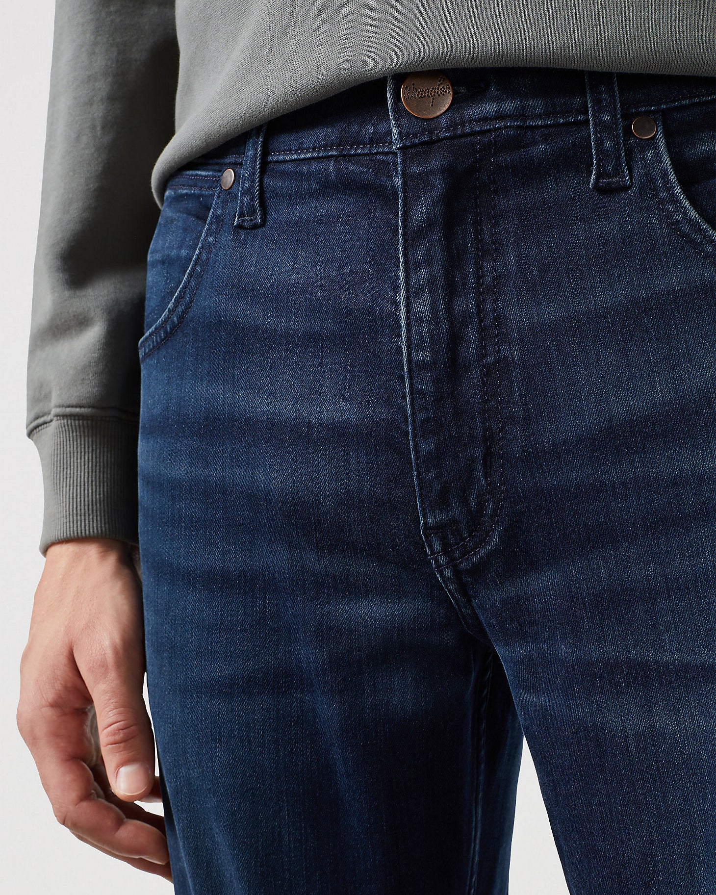 Wrangler Greensboro Regular Fit Mens Jeans - Wild Horse - Image 4