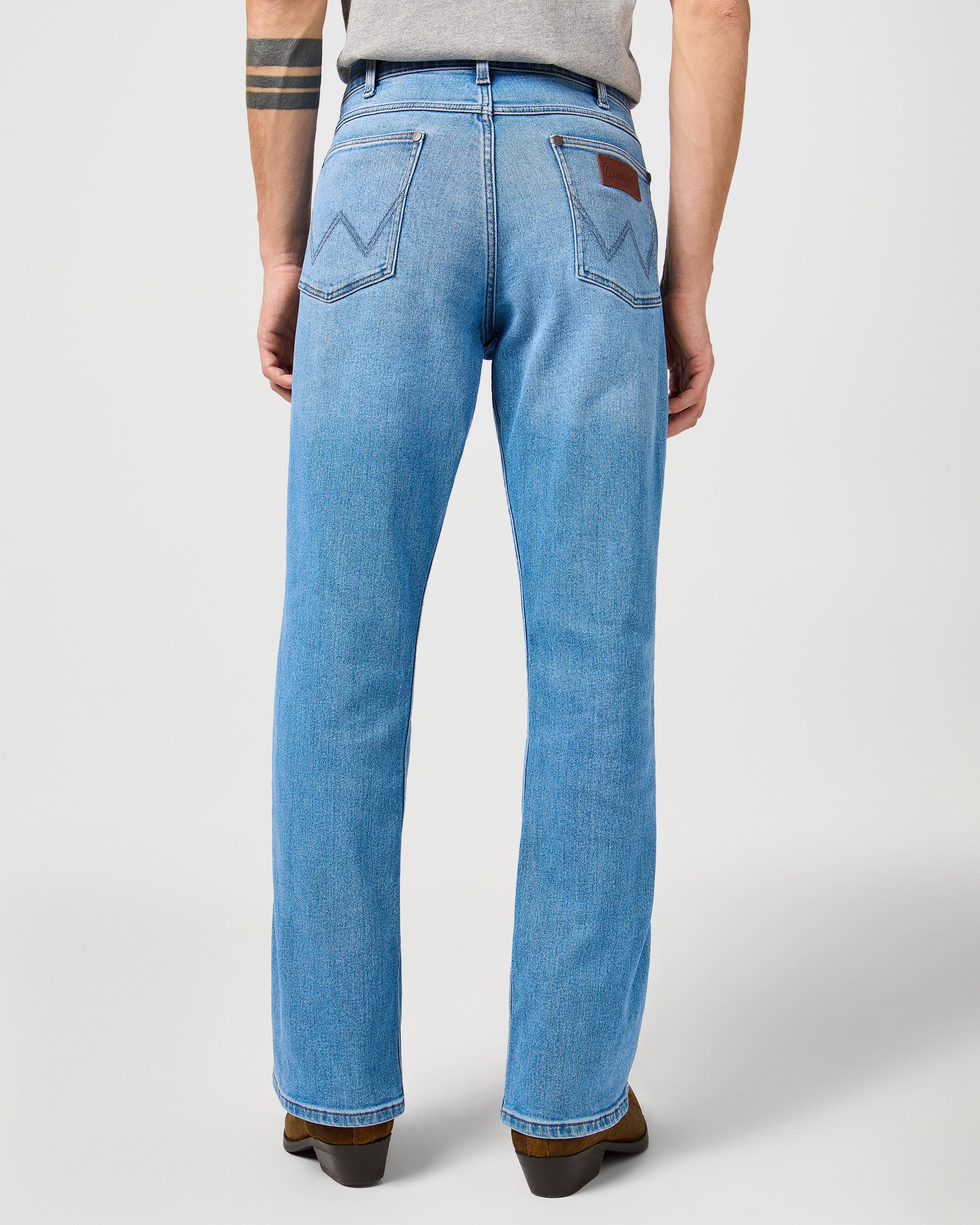 Wrangler Horizon Bootcut Mens Jeans - Bohemian Blue - Image 4