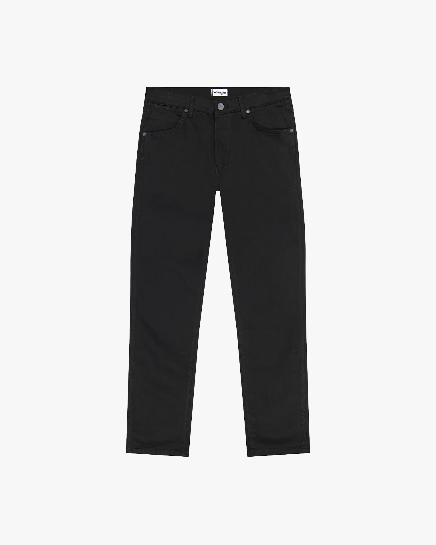 Wrangler Larston Slim Tapered Mens Jeans - Deep Ink (Black) - Image 6