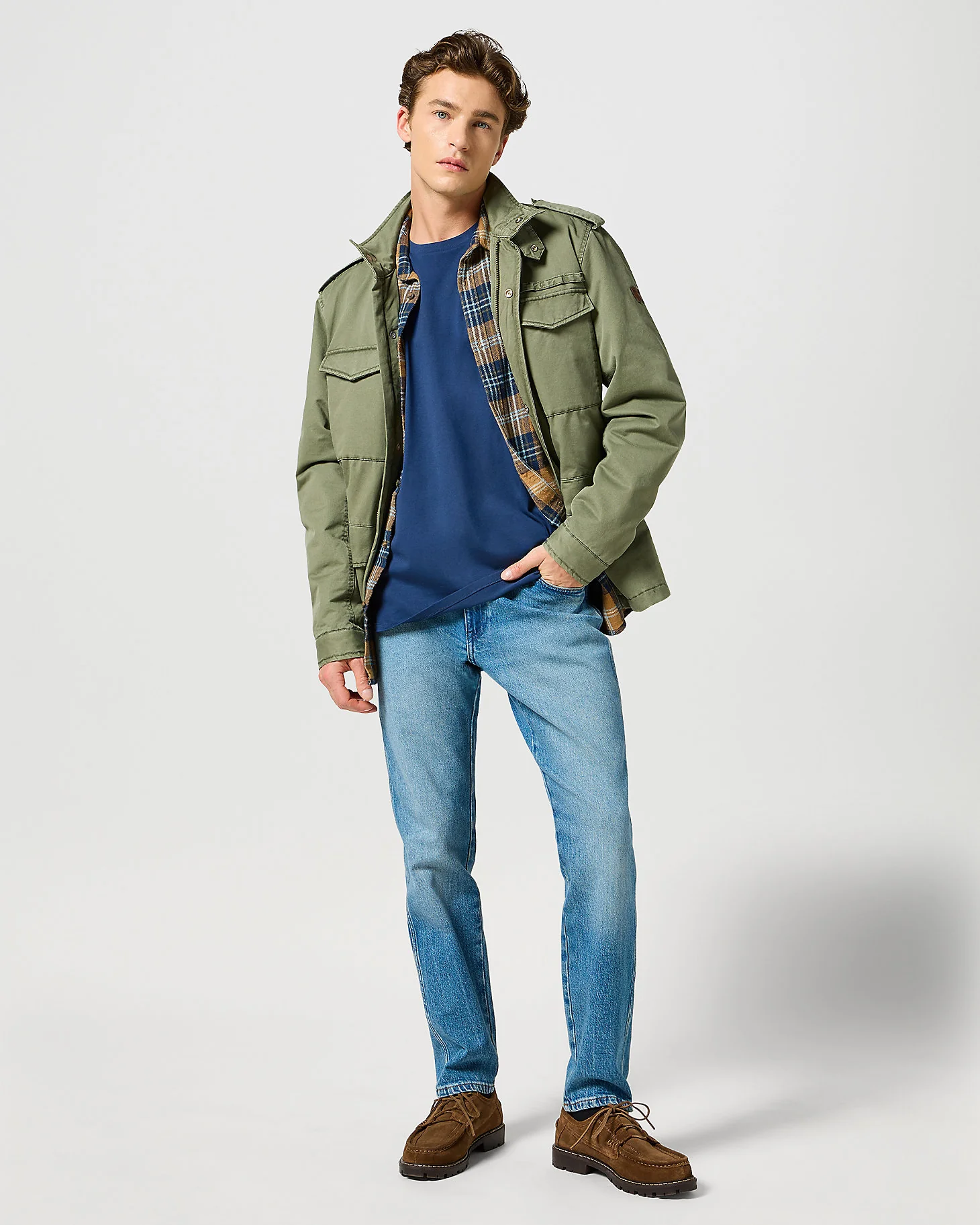 Wrangler River Regular Tapered Mens Jeans - Chante - Image 3