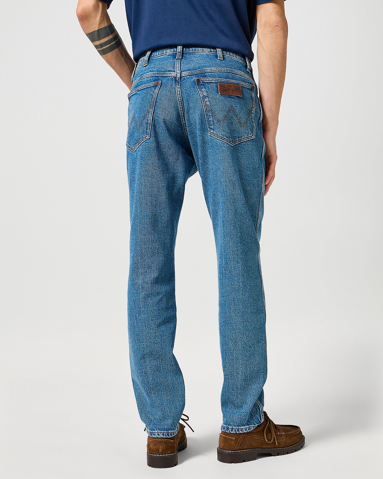 Wrangler River Regular Tapered Mens Jeans - Chante - Image 4