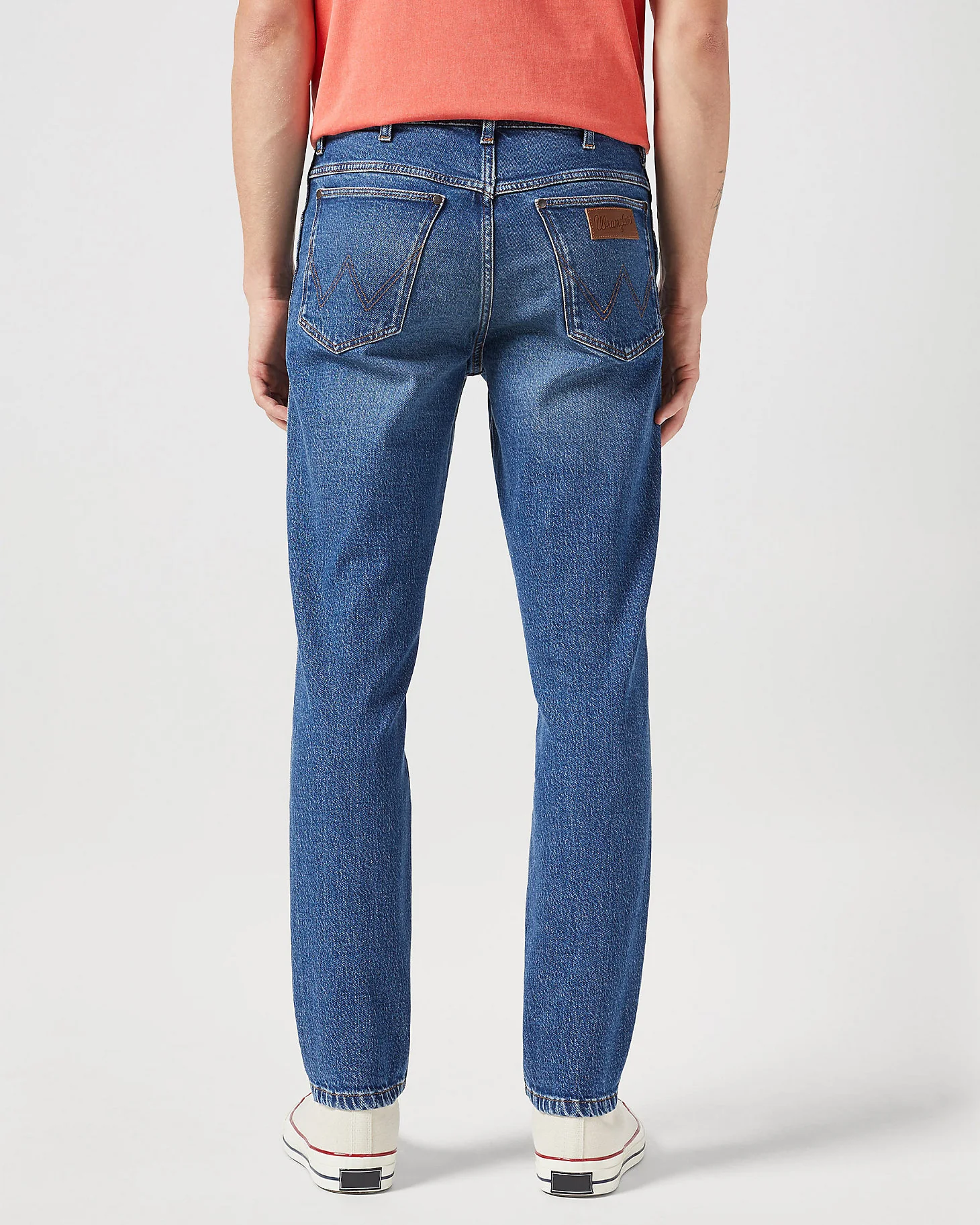 Wrangler River Regular Tapered Mens Jeans - Seeing Double - Image 5