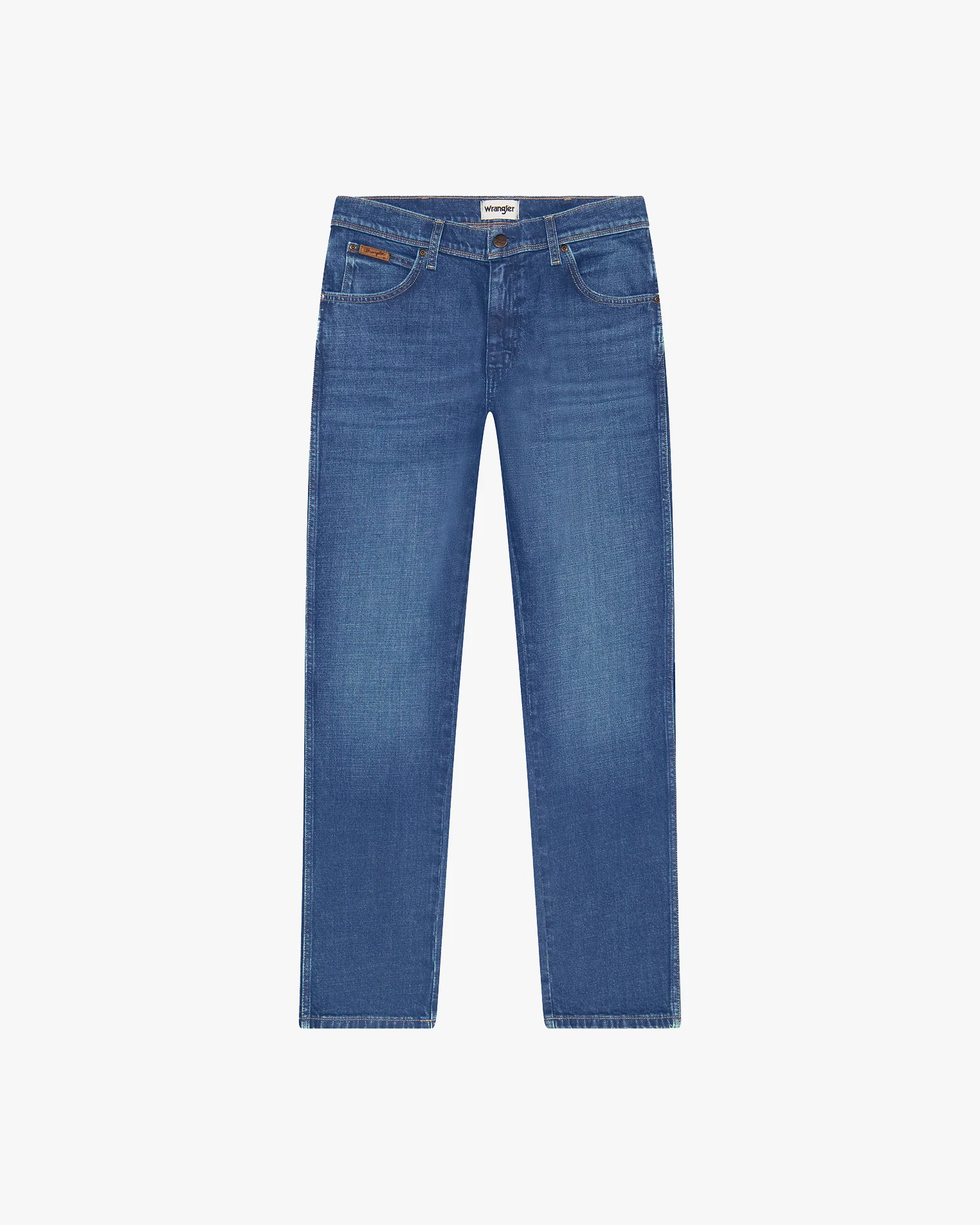 Wrangler Texas SLIM 'Epic Soft' Mens Jeans - Ridge Wash - Image 6