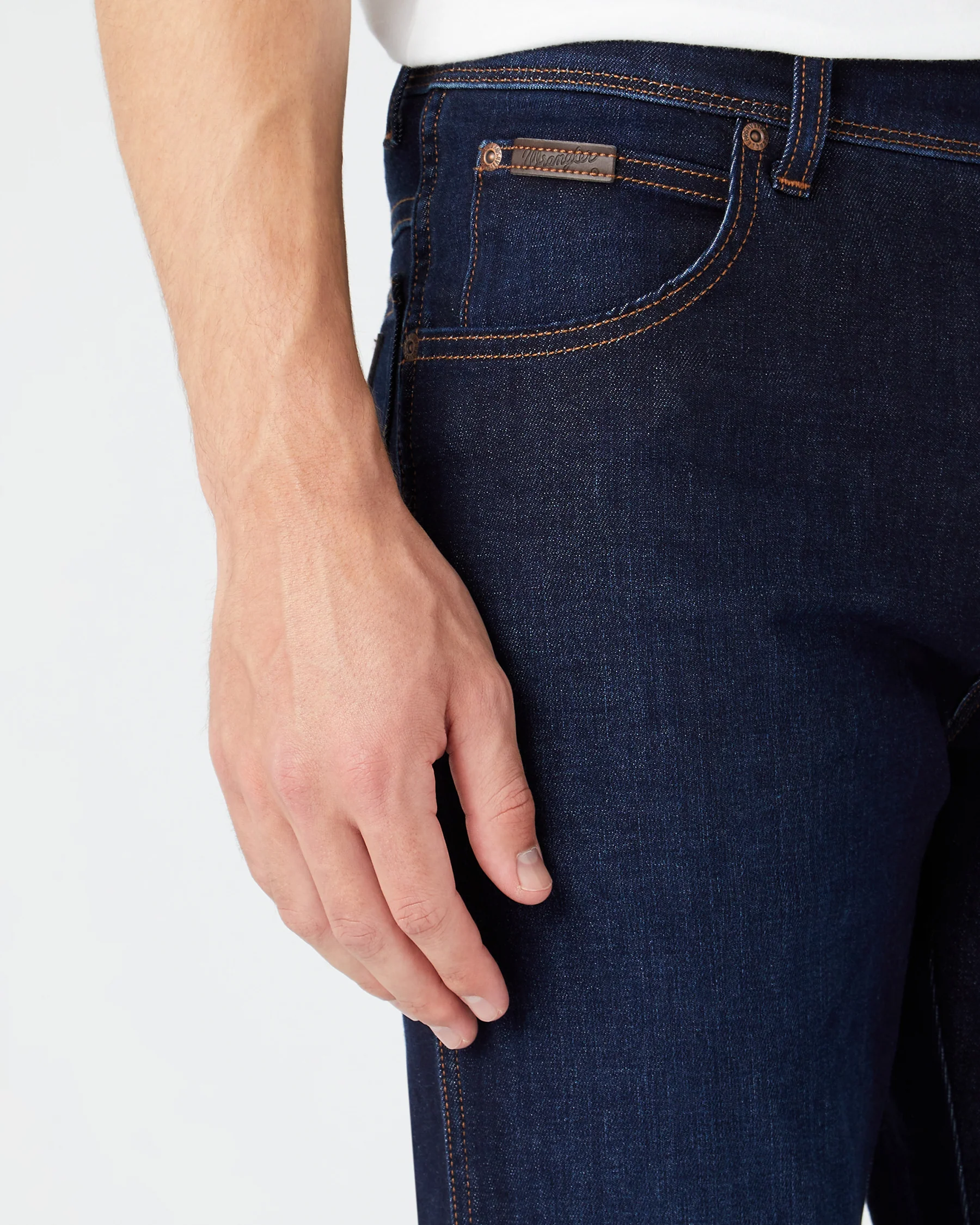 Wrangler Texas SLIM Mens Jeans - Lucky Star - Image 5