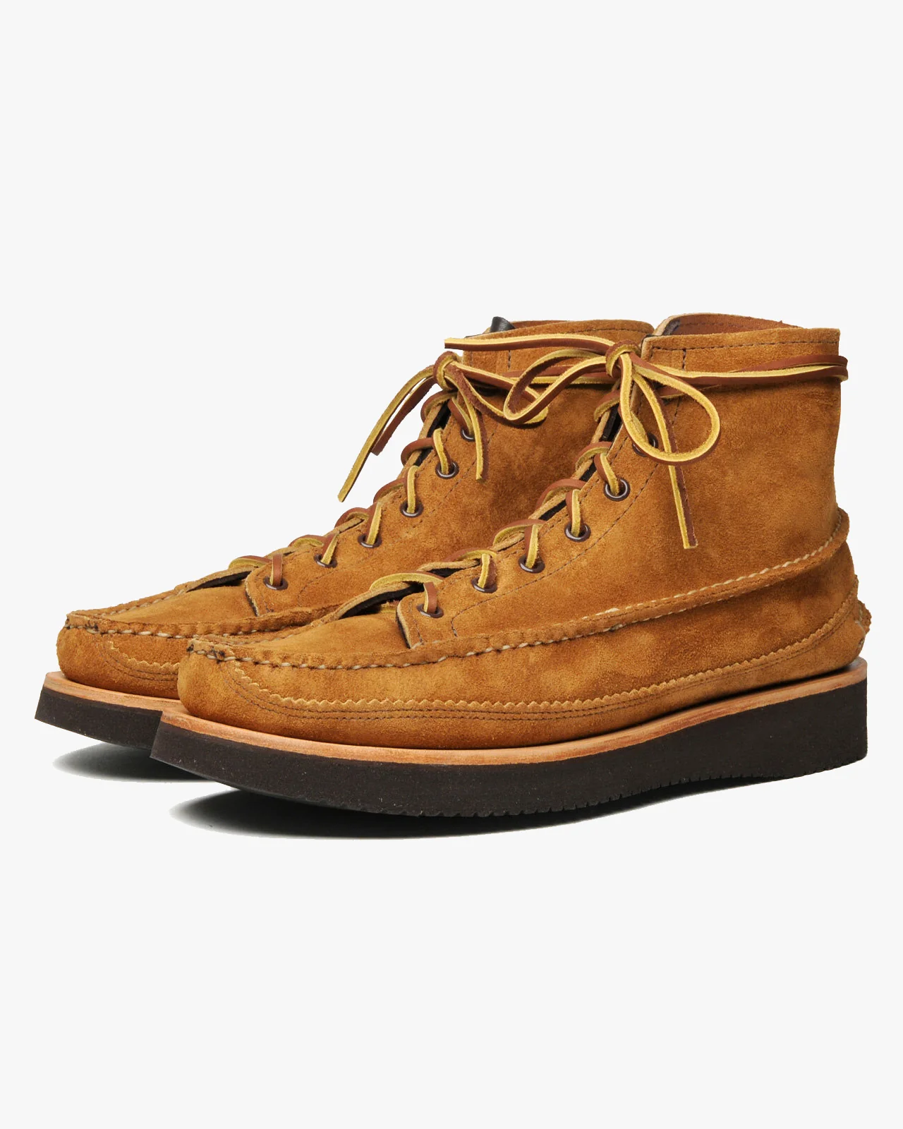 Yuketen All Handsewn Maine Guide DB Lace To Toe Boots w/ 2021 Sole - FO G Brown - Image 2