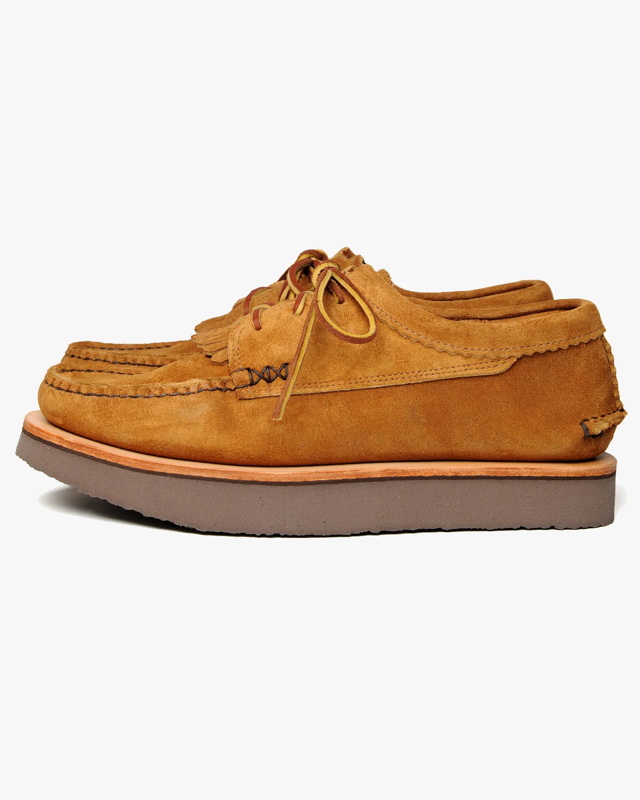 Yuketen Blucher Rocker w/ Kiltie Shoe - FO G Brown / Brown Rocker