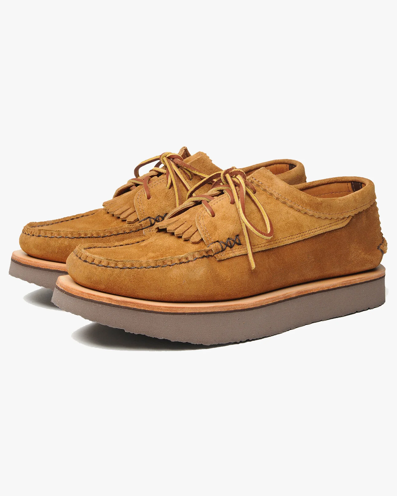 Yuketen Blucher Rocker w/ Kiltie Shoe - FO G Brown / Brown Rocker - Image 2